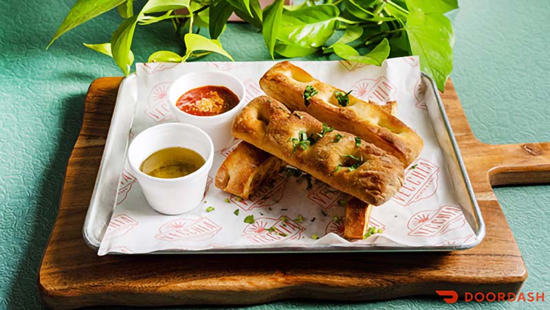 Focaccia Bread Sticks with Herb Olive Oil