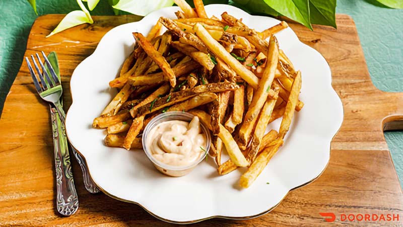 Italian Street Fries with Calabrian Chili Aioli