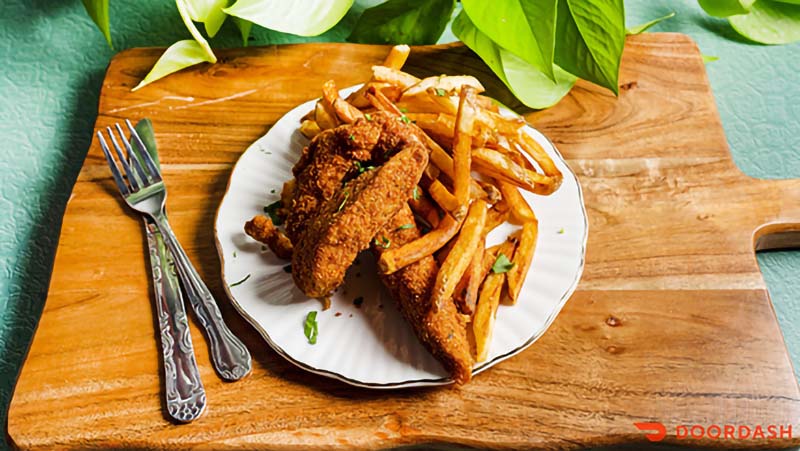 Parmesan Chicken Dippers with Marinara Dip