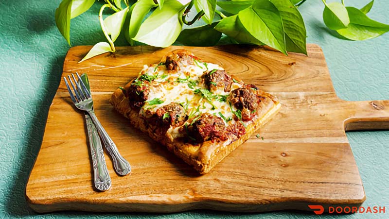 Polpetta Al Forno Focaccia Flatbread
