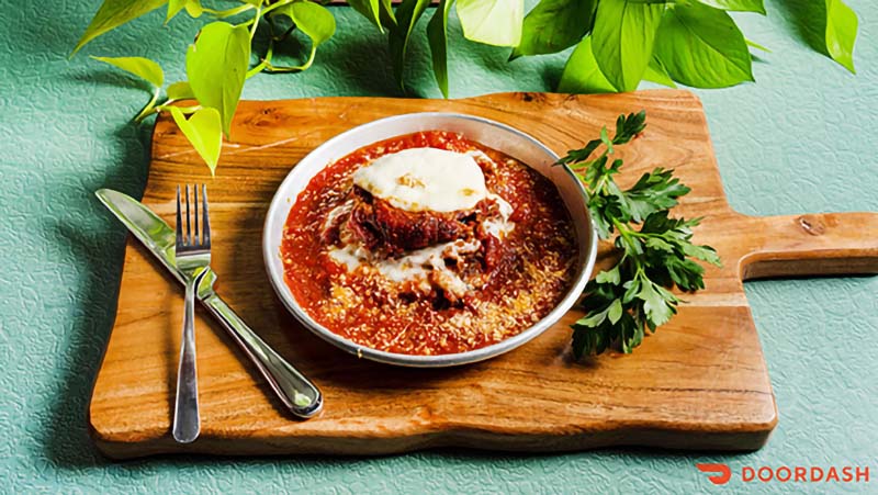Eggplant Parmigiana Stack