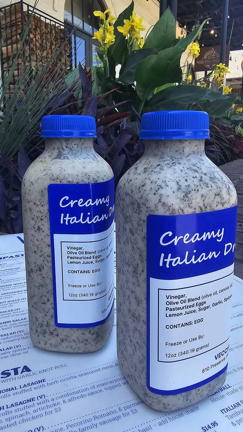 Italian Dressing Bottle (16oz)