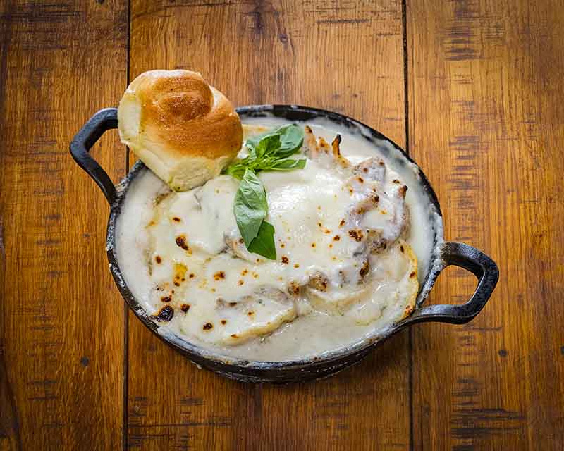 Chicken Spinach Lasagna Rolls