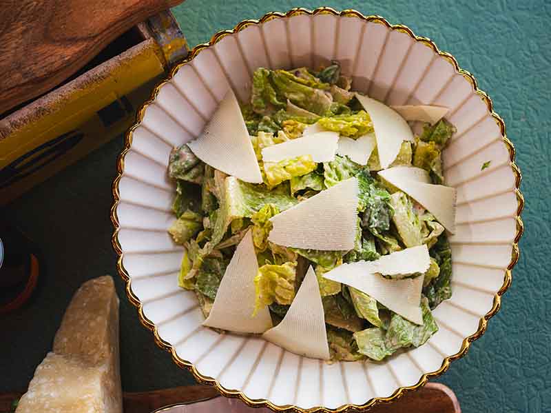 Spicy Caesar Salad
